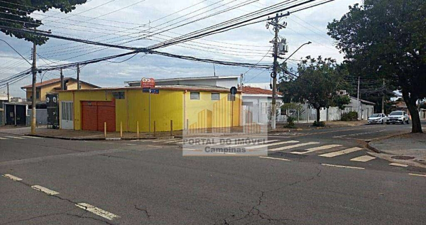 Salão em avenida movimentada  para alugar, 165 m² por R$ 5.541/mês - Jardim Aurélia - Campinas/SP