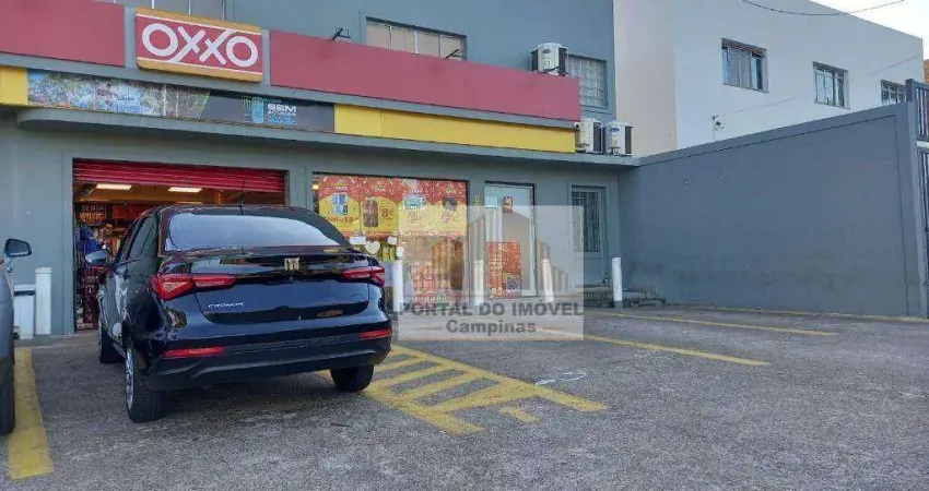 Salão sobre loja para alugar, 140 m² por R$ 3.950/mês - Parque das Universidades - Campinas/SP