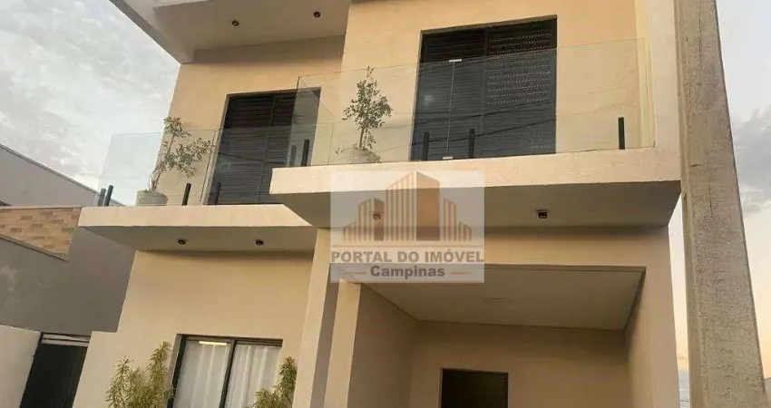 Casa em condomínio com 3 dormitórios à venda, 140 m² por r$ 1.159.000 - vila monte alegre - paulínia/sp