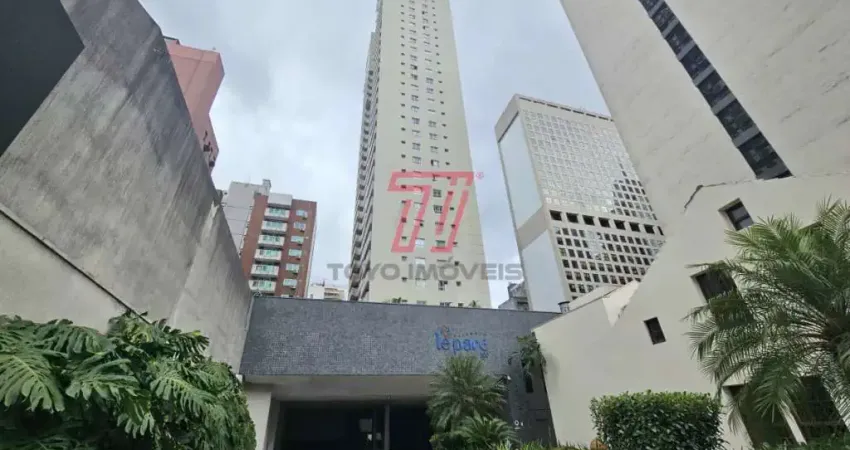 Apartamento com 1 dormitório para alugar com 46,98m² no ed. le parc, centro