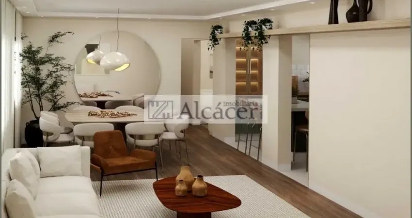 Apartamento Edifício Açucena todo reformado no Bigorrilho com  125m²  - 2 quartos sendo 1 suíte com closet!
