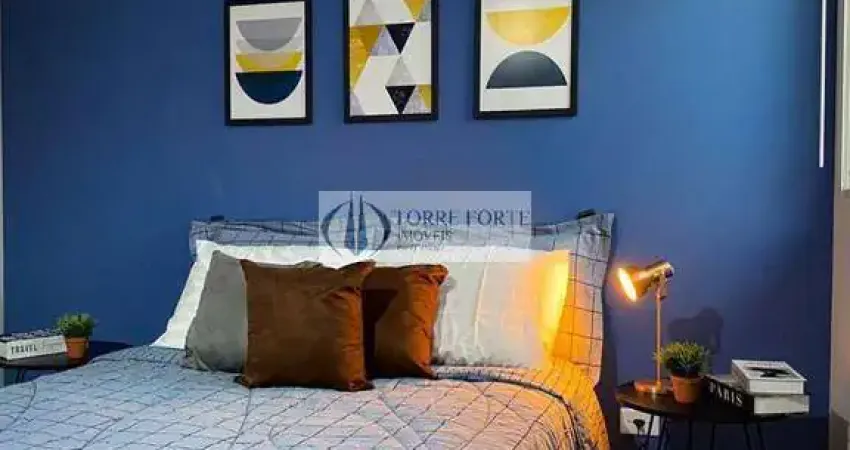 Lindo apartamento com 1 dormitorio sem vaga com sacada na Vila Guilhermina.