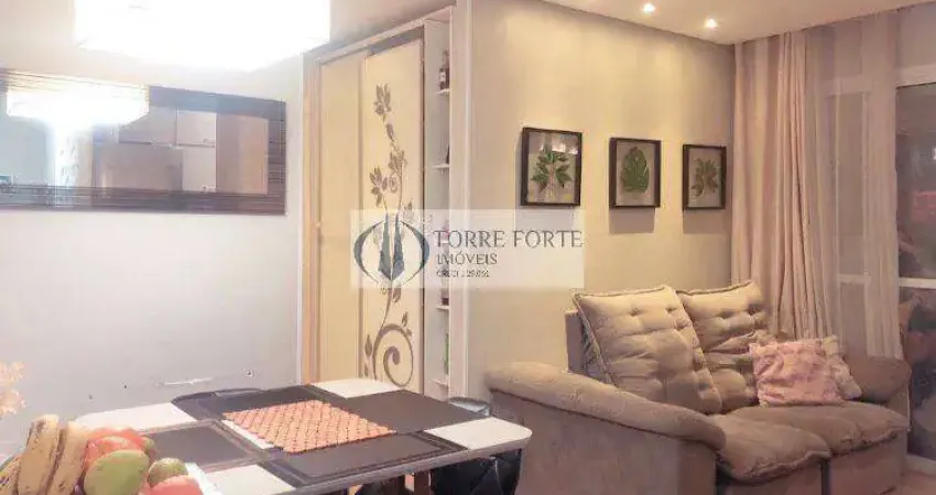 Apartamento com varanda gourmet  2 dormitorios 1 suite 1 vaga no Tatuapé