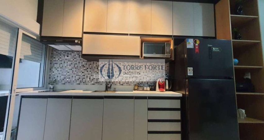 Apartamento Mobiliado com 1 dormitorio sem vaga na Vila Manchester.