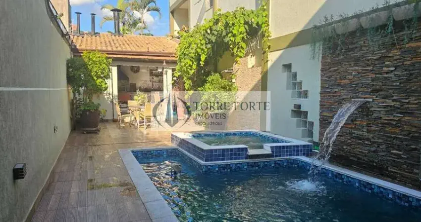Lindo sobrado 4 dormitórios ,2 suítes, 4 vagas com piscina