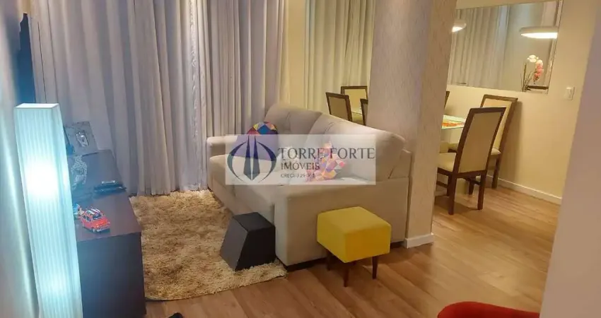 Lindo apartamento 2 dormitórios, 1 vaga com lazer completo