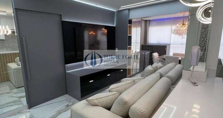 Lindo apartamento 2 dormitorios,1 suíte, 2 vagas  , mobiliado