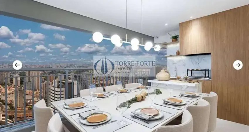 Apartamento com 3 suites 2 vagas fixas , varanda com churrasqueira na Mooca