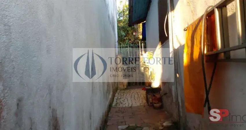 Terreno para construção com casa antiga - 140 m² - Parque Oratório - SAndré