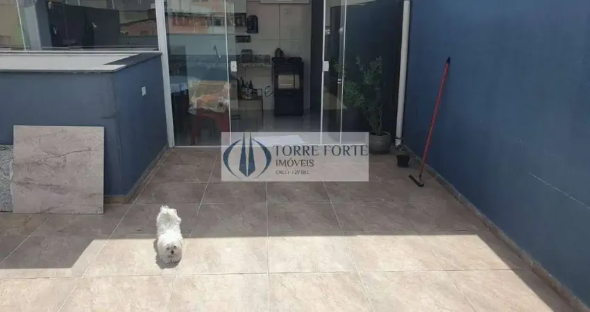 Linda cobertura sem condomínio,  2 dormitórios, 1 suite,1 vaga