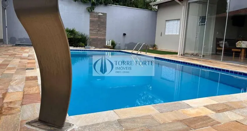 Chácara 1000m² com 3 suítes no parque das banceiras em indaiatuba