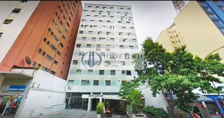 Sala comercial na brigadeiro luís antônio, 52 m² com 3 ambientes.