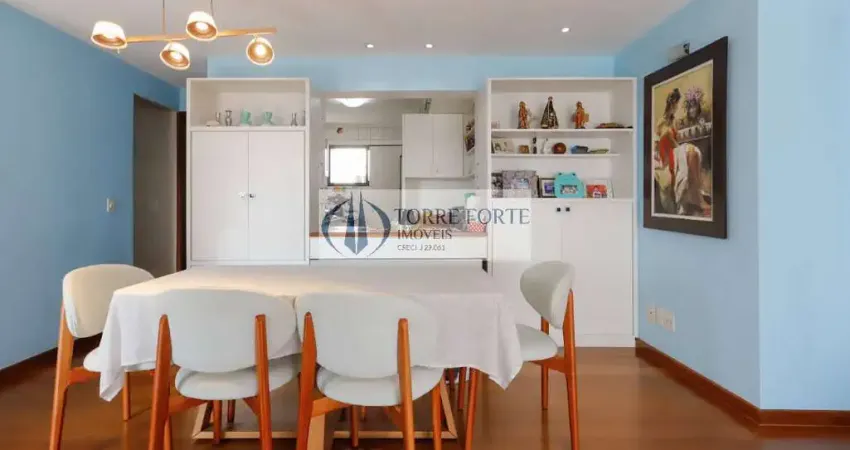 Lindo apartamento com 3 dormitórios, varanda, 2 vagas em vila clementino