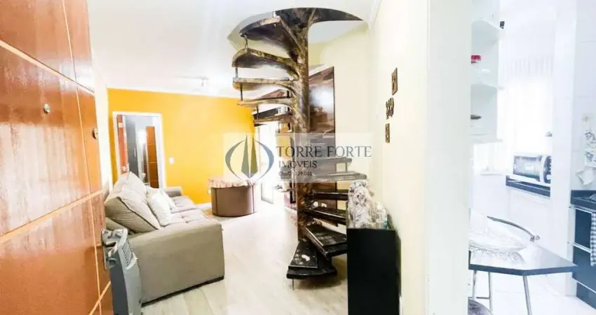 Cobertura duplex 110 m2, 2 dormitórios, no jardim vila formosa