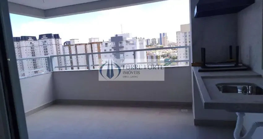 Apartamento Novo 3 Quartos 1 Suíte, 3 Vagas, Varanda Gourmet em Santo André
