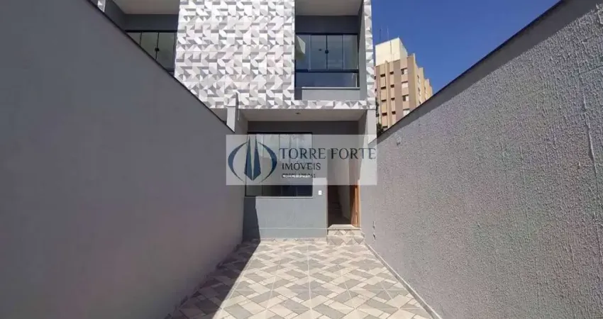 Sobrado Novo com 3 dormitorios 1 suite 2 vagas no Bosque da Saude