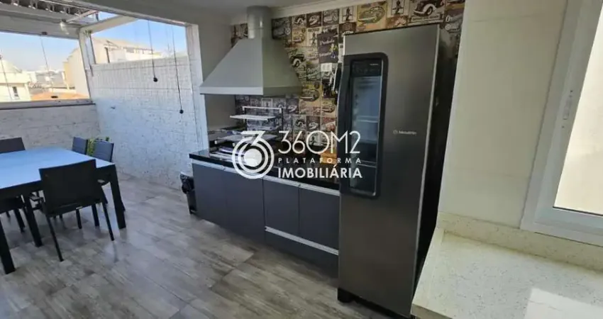 Cobertura para venda em santo andré, vila metalúrgica, 2 dormitórios, 2 banheiros, 2 vagas