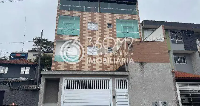 Cobertura para venda em santo andré, vila linda, 2 dormitórios, 1 suíte, 2 banheiros, 1 vaga