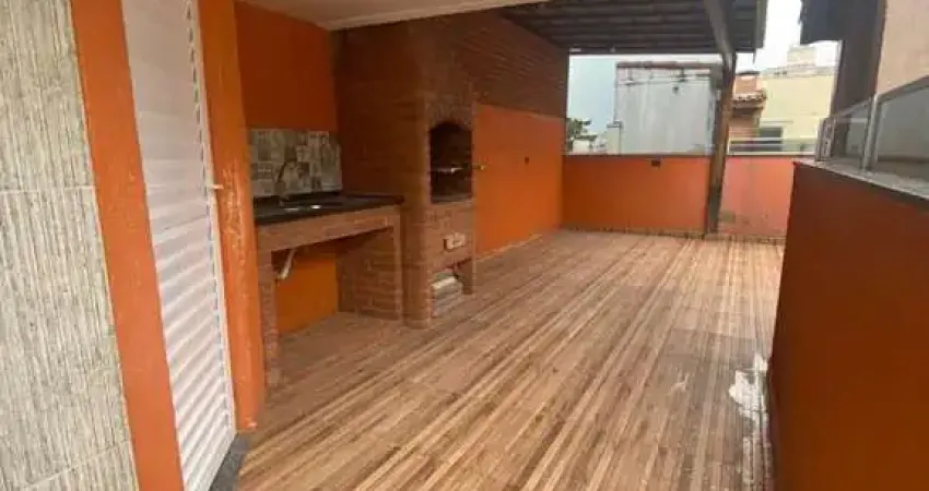 Cobertura para venda em santo andré, parque das nações, 2 dormitórios, 2 banheiros, 1 vaga