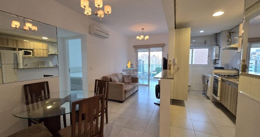 GONZAGA – LOCAÇÃO – 1 DORM FINAMENTE DECORADO – LAZER - SERVIÇOS