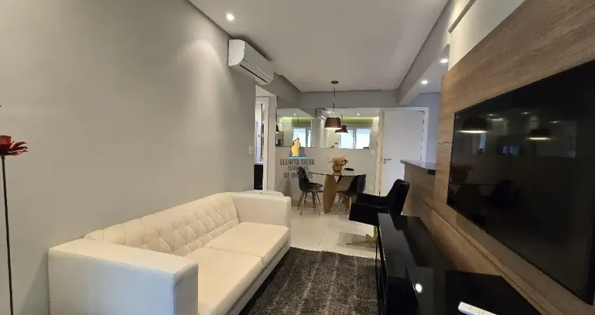 Gonzaga – locação – 1 dorm finamente decorado – lazer - serviços