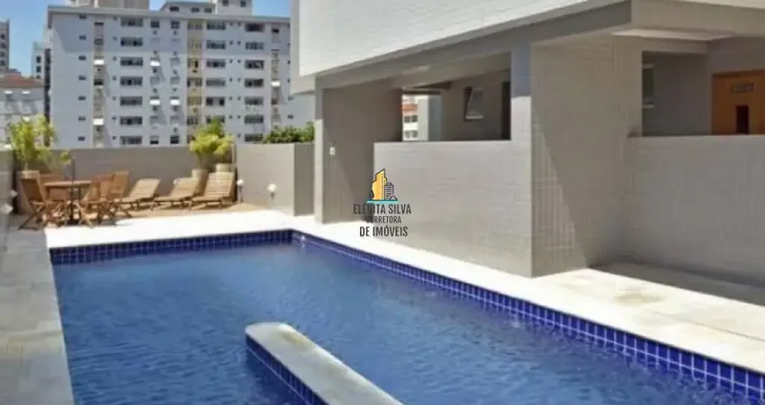 Locação - gonzaga - 2 dormitórios – 2 suítes - 2 vagas - lazer completo - 84 au