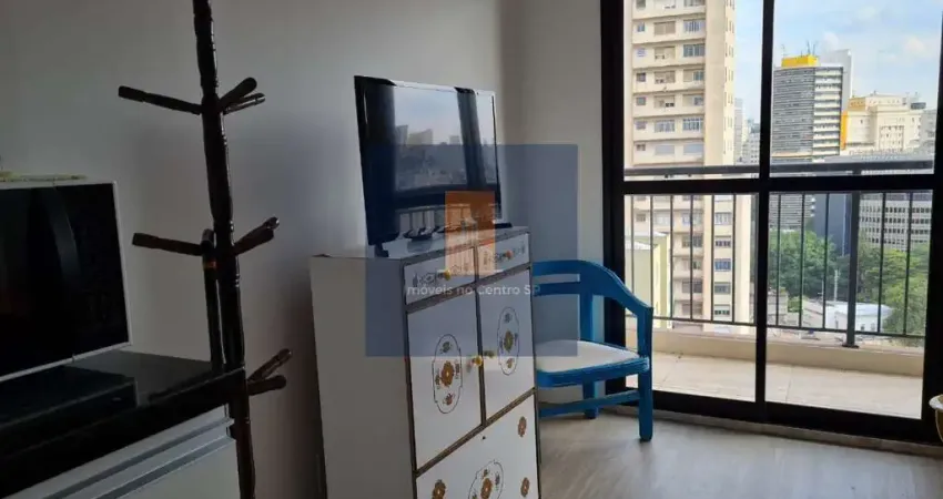 Flat com 1 quarto à venda na Avenida Cásper Líbero, Centro, São Paulo