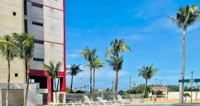 Apartamento, vista mar com 2 suítes, móveis fixos,  à venda, 75 m² por R$ 380.000 - Praia do Futuro II - Fortaleza/CE