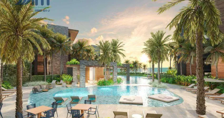 Oportunidade de repasse - apartamento com 3 dormitórios à venda, 75 m² por r$ 950.000 - porto das dunas - aquiraz/ce