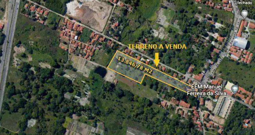 Terreno à venda, 13846 m² por R$ 1.000.000,00 - Mangabeira - Eusébio/CE