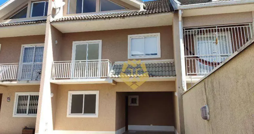 Sobrado com 3 dormitórios para alugar, 150 m² por r$ 4.380,00/mês - santa felicidade - curitiba/pr