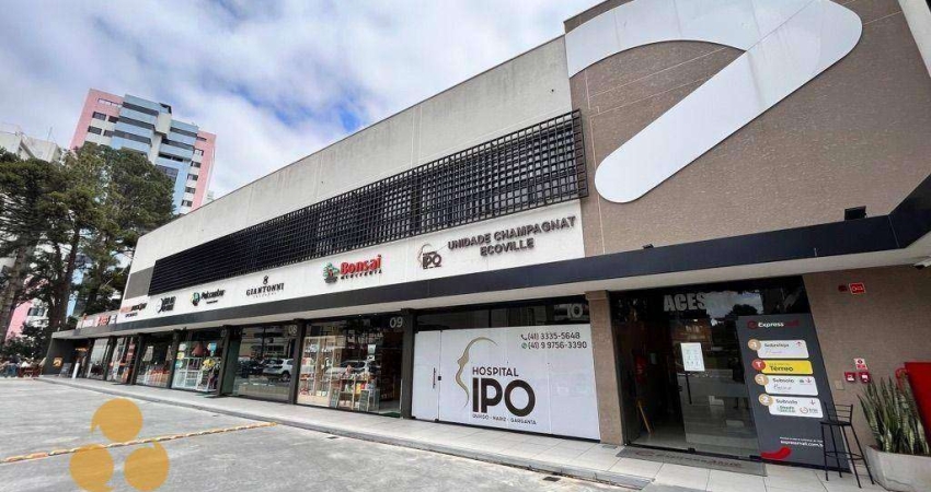 Loja para alugar, 58 m² por R$ 10.159,57/mês - Champagnat - Curitiba/PR