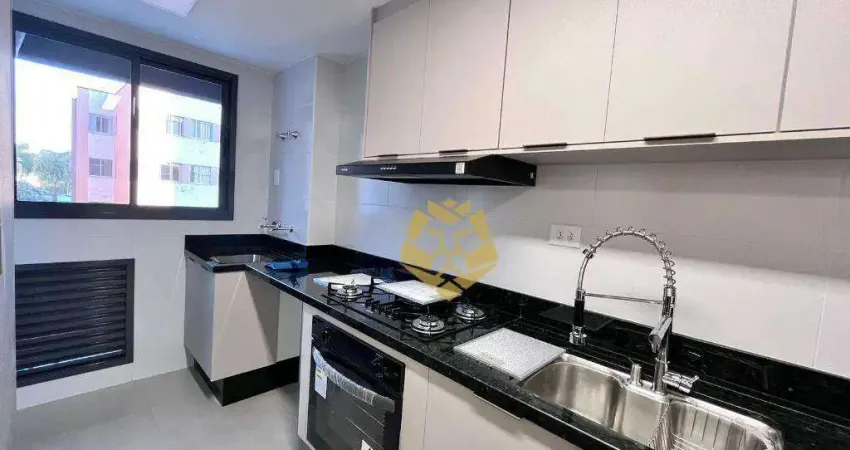 Apartamento com 3 dormitórios, 110 m² -  aluguel por R$6.200/mês - Cabral - Curitiba/PR