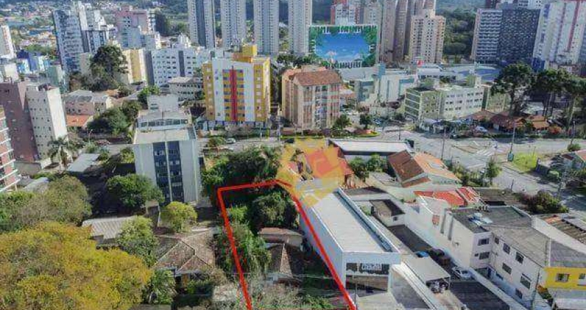 Terreno ZR4 à venda, 513 m² por R$ 1.500.000 - Bigorrilho - Curitiba/PR!