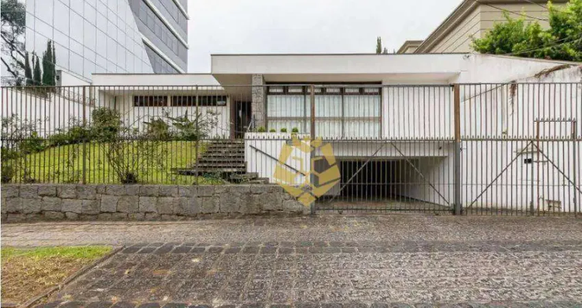 Casa com 4 dormitórios para alugar, 319 m² por r$ 14.000,00/mês - bigorrilho - curitiba/pr