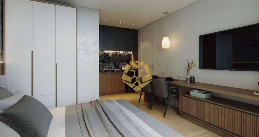 Studio com 1 dormitório à venda, 23 m² por R$ 270.036,00 - Cristo Rei - Curitiba/PR
