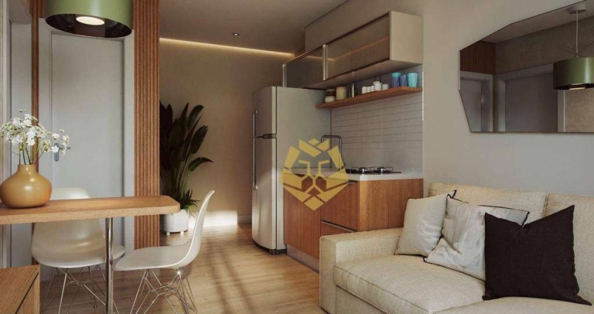 Studio com 1 dormitório à venda, 33 m² por R$ 478.117,00 - Cristo Rei - Curitiba/PR