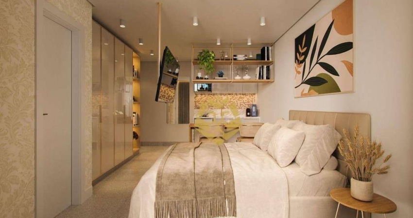 Studio com 1 dormitório à venda, 25 m² por R$ 328.570,00 - Alto da Rua XV - Curitiba/PR