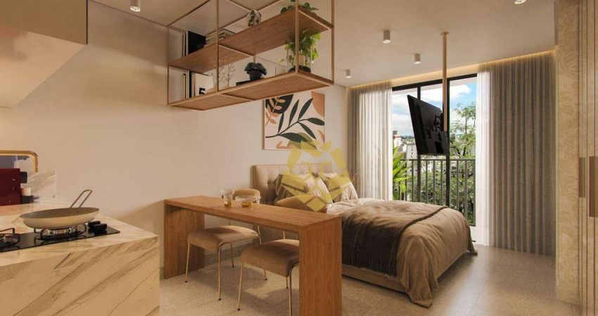 Studio com 1 dormitório à venda, 25 m² por R$ 338.427,07 - Alto da Rua XV - Curitiba/PR