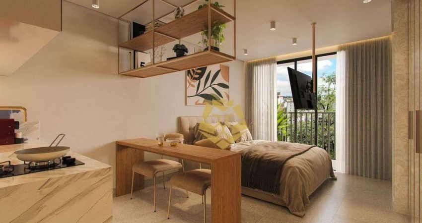 Studio com 1 dormitório à venda, 25 m² por R$ 340.032,00 - Alto da Rua XV - Curitiba/PR