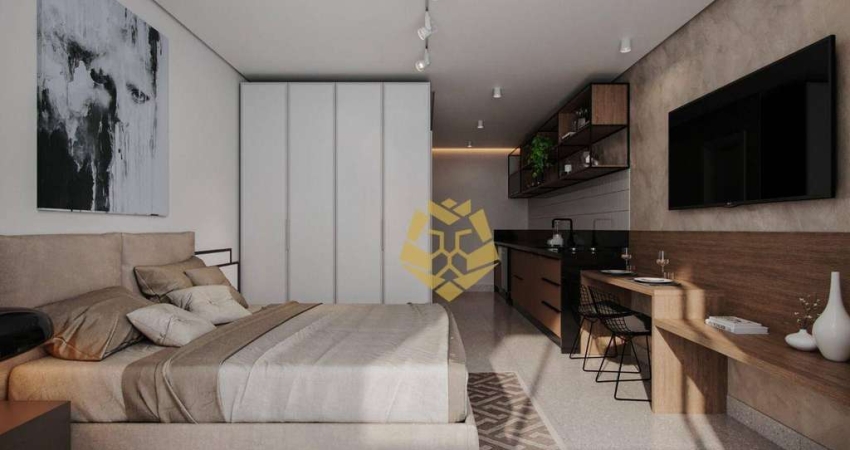Studio com 1 dormitório à venda, 27 m² por R$ 382.277,00 - Alto da Rua XV - Curitiba/PR
