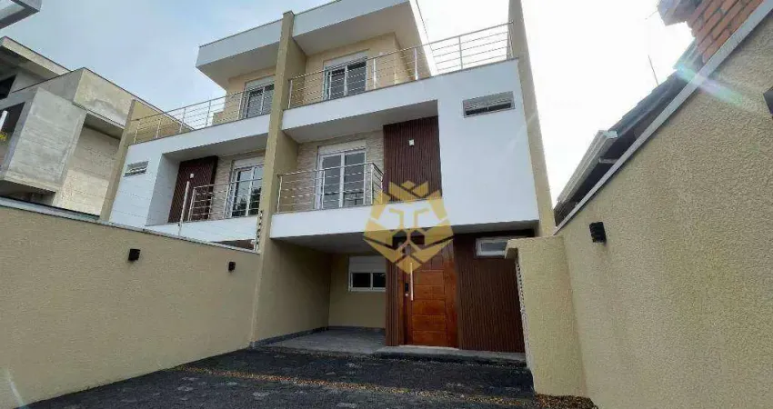 Sobrado com 3 dormitórios, 179 m² - venda por R$ 1.350.000 ou aluguel por R$ 6.500/mês - Santo Inácio - Curitiba/PR