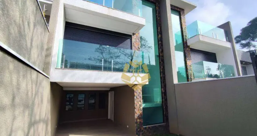 Luxuoso Tríplex com 3 dormitórios, 180 m² - venda por R$ 999.000 ou aluguel por R$ 7.000/mês - Abranches - Curitiba/PR