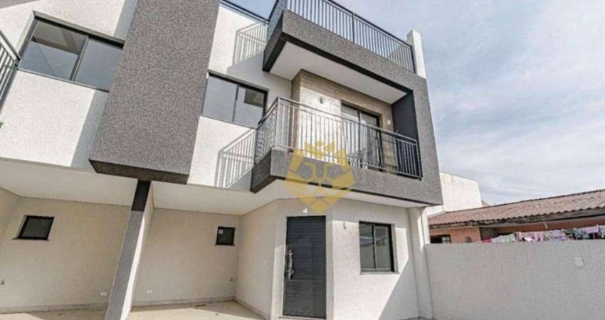 Sobrado com 3 dormitórios à venda, 129 m² por R$ 650.000,00 - Santa Felicidade - Curitiba/PR