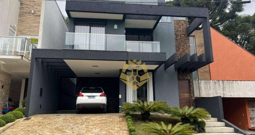 Excelente Casa com 4 dormitórios à venda, 270 m² por R$ 2.490.000 - Santa Cândida - Curitiba/PR