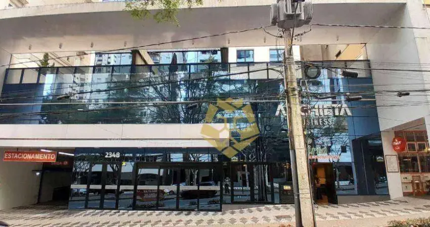 SALA COMERCIAL DOS SONHOS NO ANCHIETA BUSINESS! Sala para alugar, 71 m² por R$ 3.800/mês - Mercês - Curitiba/PR