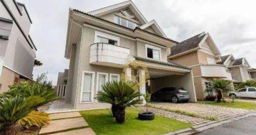 Casa em condomínio fechado em Santa Felicidade, com 4 dormitórios, 236 m² - venda por R$ 2.250.000 ou aluguel por R$ 11.250/mês.