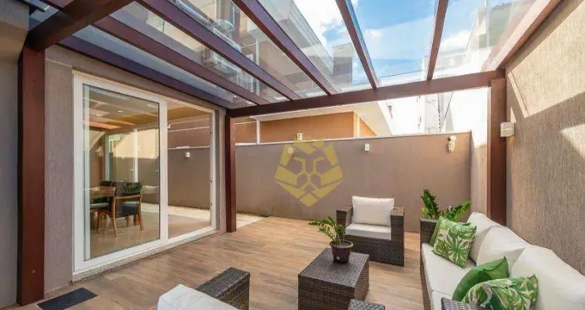 Casa com 3 dormitórios à venda, 246 m² por r$ 2.200.000,00 - boqueirão - curitiba/pr