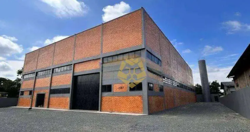 Barracão para alugar, 1500 m² por r$ 38.000/mês - cidade industrial - curitiba/pr