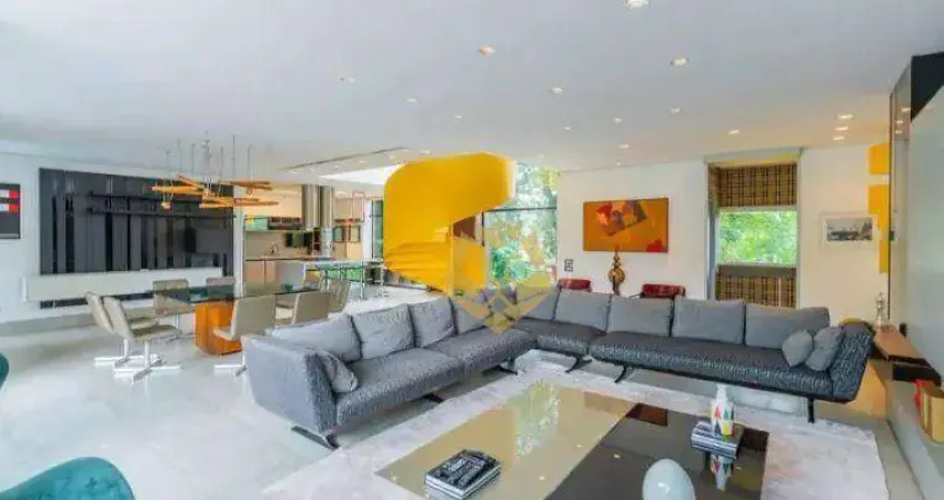 Casa com 3 dormitórios, 480 m² - venda por r$ 4.790.000,00 ou aluguel por r$ 23.000,01/mês - santo inácio - curitiba/pr